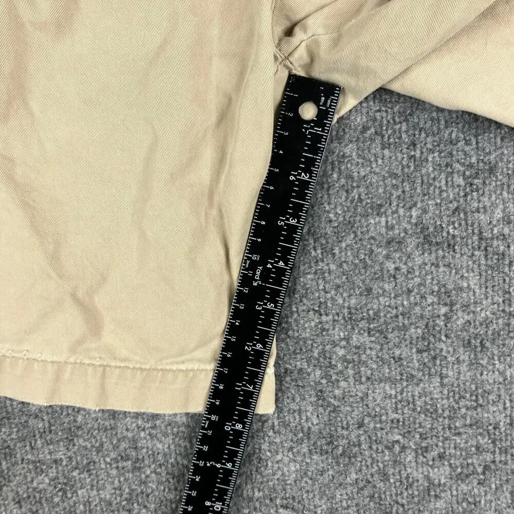 Polo Ralph Lauren Shorts Mens Size‎ 36 Beige Pleated Casual Tyler Fit Chino